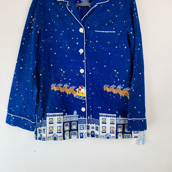 NWT Nick & Nora Starry Night Sleepwear Pajama Top and Bottom Set Size S - Picture 3 of 10